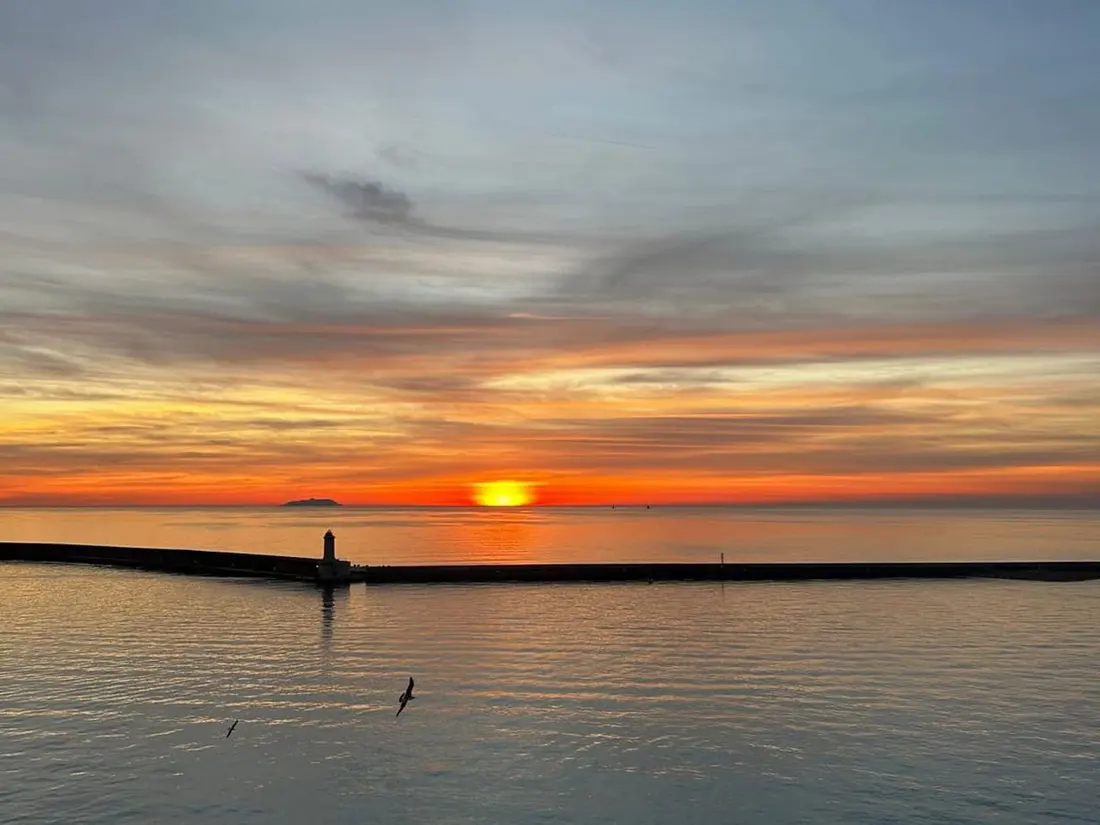 Cielo al tramonto sul Salento